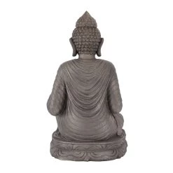 Best deal 😍 Dark Brown Traditional Buddha Garden Sculpture, 19" x 15" x 36" by Ivory and Iris 😍 -Cheap Ivory and Iris Store D618242S 5