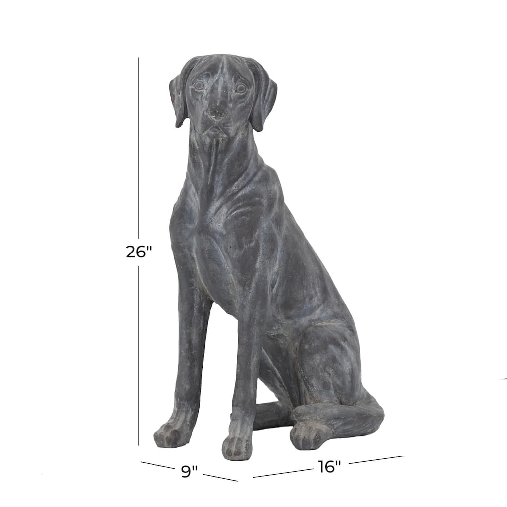 Deals β Black Modern farmhouse πΆ Dog Garden Sculpture, 10" x 17" x 25" by Ivory and Iris π 6 Deals β Black Modern farmhouse πΆ Dog Garden Sculpture, 10" x 17" x 25" by Ivory and Iris π - Image 6