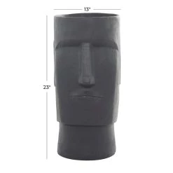 Cheap ⌛ Grey Contemporary Abstract Planter, 12" x 13" x 23" by Ivory and Iris ❤️ -Cheap Ivory and Iris Store D618266S 6