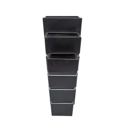 Best Pirce 🎉 Black Modern Planter, Set of 3" 13", 15", 10" by Ivory and Iris 🎉 -Cheap Ivory and Iris Store D618278S 3