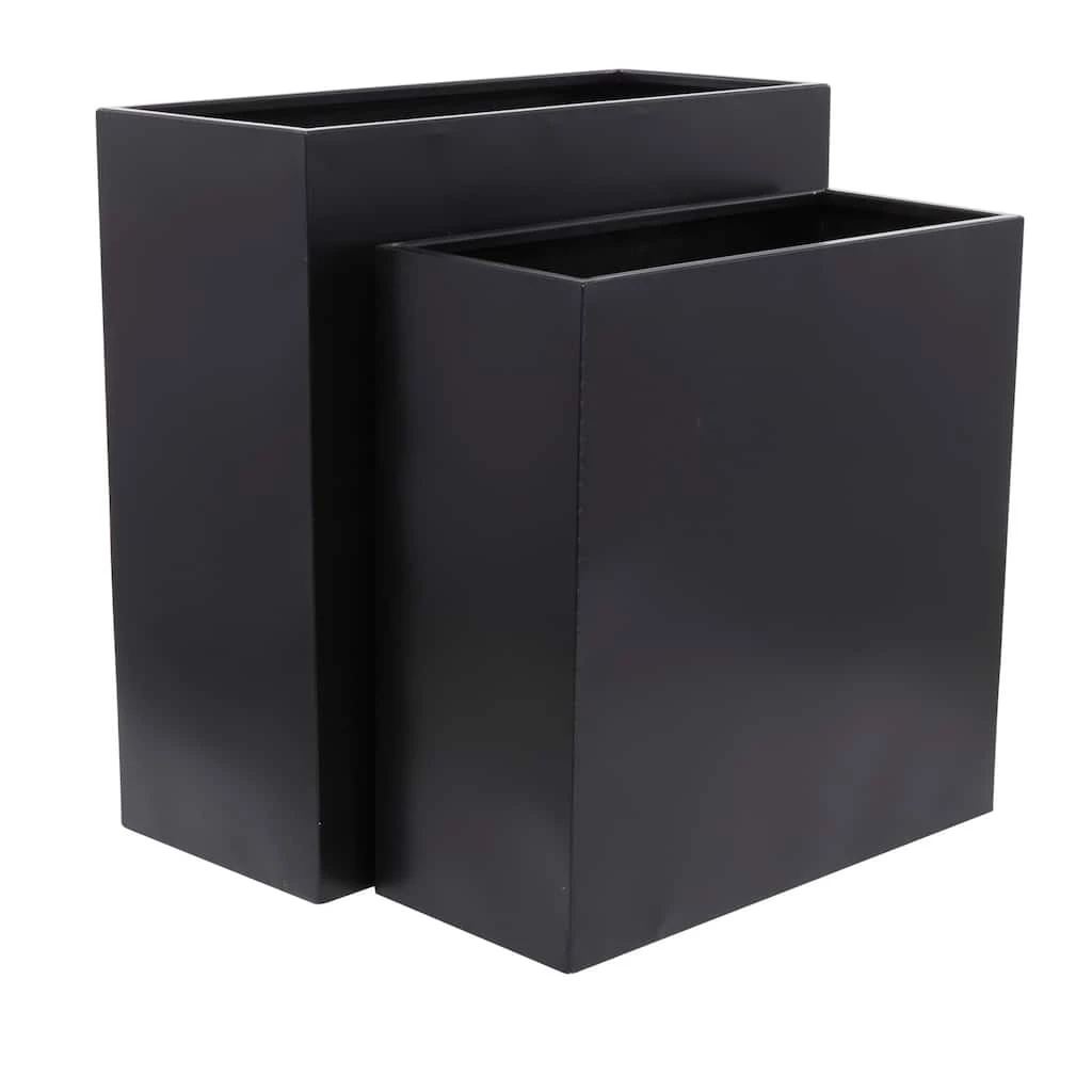 Best reviews of π Black Modern Planter, Set of 2" 28", 24" by Ivory and Iris π 2 Best reviews of π Black Modern Planter, Set of 2" 28", 24" by Ivory and Iris π - Image 2