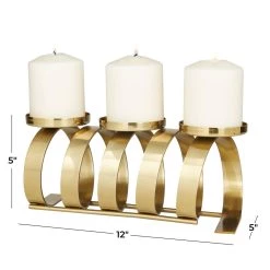 Best deal π 12" Gold Contemporary Candle Holder by Ivory and Iris π 10 Best deal π 12" Gold Contemporary Candle Holder by Ivory and Iris π -Cheap Ivory and Iris Store D618388S 5