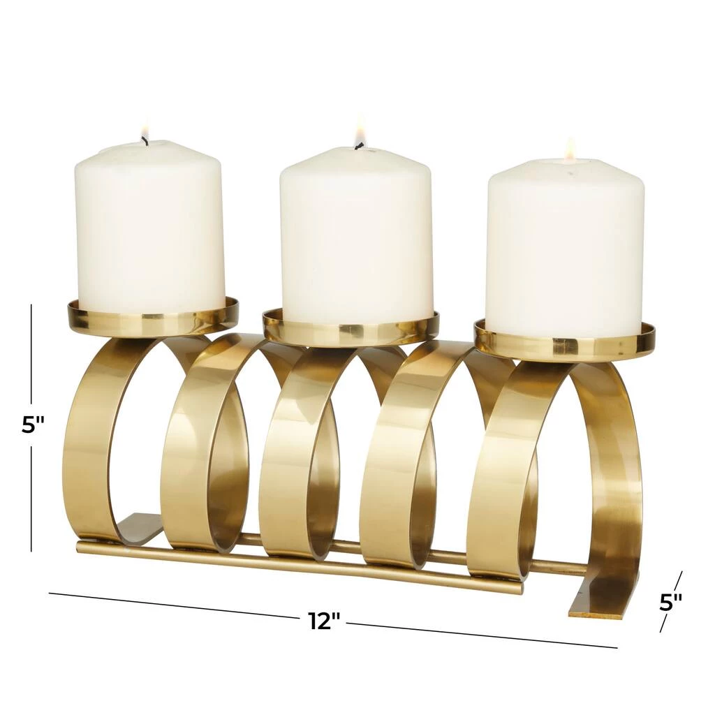 Best deal π 12" Gold Contemporary Candle Holder by Ivory and Iris π 5 Best deal π 12" Gold Contemporary Candle Holder by Ivory and Iris π - Image 5