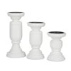 Outlet 💯 White French Country Candle Holder Set by Ivory and Iris 👏