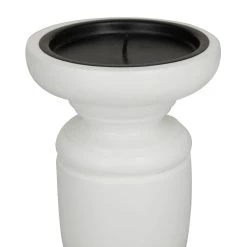 Outlet 💯 White French Country Candle Holder Set by Ivory and Iris 👏 -Cheap Ivory and Iris Store D618397S 4