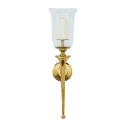 New 💯 30" Gold Traditional Wall Sconce by Ivory and Iris ⌛