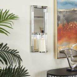 New 🌟 Silver Contemporary Wall Sconces by Ivory and Iris 🎁 -Cheap Ivory and Iris Store D618415S 6