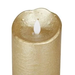 Cheap 🎉 Gold Traditional Flameless Candle Set by Ivory and Iris 🔥 -Cheap Ivory and Iris Store D618417S 3