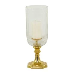 Deals 💯 20" Gold Glam Hurricane Lamp by Ivory and Iris 😍