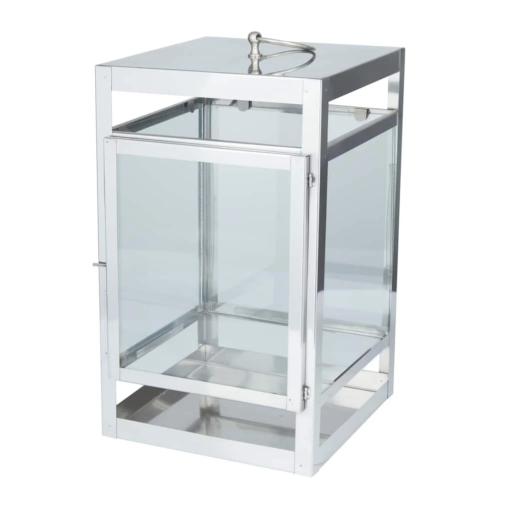 Cheapest β 21" Silver Contemporary Lantern by Ivory and Iris π 1 Cheapest β 21" Silver Contemporary Lantern by Ivory and Iris π