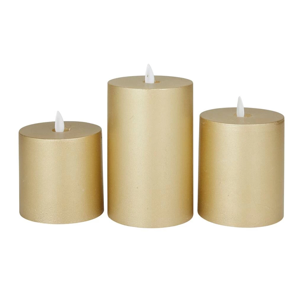 Best deal 🤩 Gold Traditional Flameless Candle Set by Ivory and Iris 🥰 4 Best deal 🤩 Gold Traditional Flameless Candle Set by Ivory and Iris 🥰 - Image 4