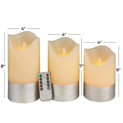 Promo π White Traditional Flameless Candle Set by Ivory and Iris π 12 Promo π White Traditional Flameless Candle Set by Ivory and Iris π -Cheap Ivory and Iris Store D618427S 6