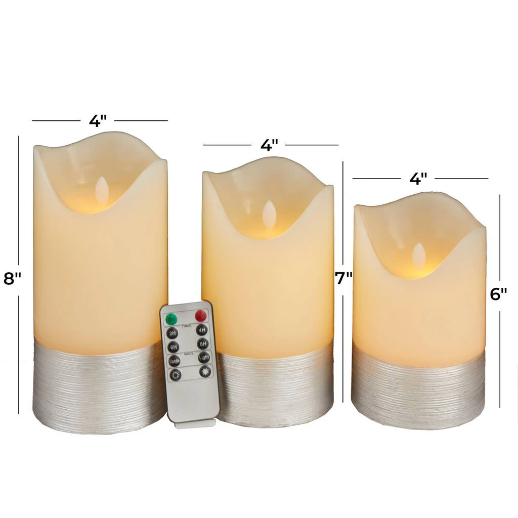 Promo π White Traditional Flameless Candle Set by Ivory and Iris π 6 Promo π White Traditional Flameless Candle Set by Ivory and Iris π - Image 6