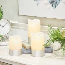 Promo π White Traditional Flameless Candle Set by Ivory and Iris π 13 Promo π White Traditional Flameless Candle Set by Ivory and Iris π -Cheap Ivory and Iris Store D618427S 7