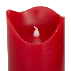 Flash Sale 🔥 Red Traditional Flameless Candle Set by Ivory and Iris 😍 -Cheap Ivory and Iris Store D618436S 3