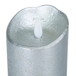 Best Pirce 🧨 Silver Traditional Flameless Candle Set by Ivory and Iris 🔔 -Cheap Ivory and Iris Store D618438S 4