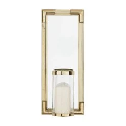 Cheap 💯 20" Gold Contemporary Wall Sconce by Ivory and Iris 🔔