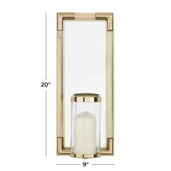 Cheap π― 20" Gold Contemporary Wall Sconce by Ivory and Iris π 9 Cheap π― 20" Gold Contemporary Wall Sconce by Ivory and Iris π -Cheap Ivory and Iris Store D618445S 5