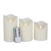 Cheapest ⌛ White Traditional Flameless Candle Set by Ivory and Iris ✨