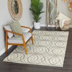Outlet 🥰 Gray Traditional Area Rug by Ivory and Iris ❤️ -Cheap Ivory and Iris Store D618601S 8