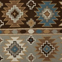 Flash Sale ⭐ Brown Bohemian Area Rug by Ivory and Iris 🔥 -Cheap Ivory and Iris Store D618608S 3