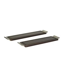 Best deal ✔️ Brown Coastal Tray, Set of 2" 27", 23" by Ivory and Iris 😀