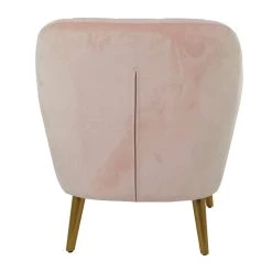 Best Pirce ❤️ Pink Contemporary Accent Chair, 30" x 28" x 32" by Ivory and Iris ⭐ -Cheap Ivory and Iris Store D618654S 4