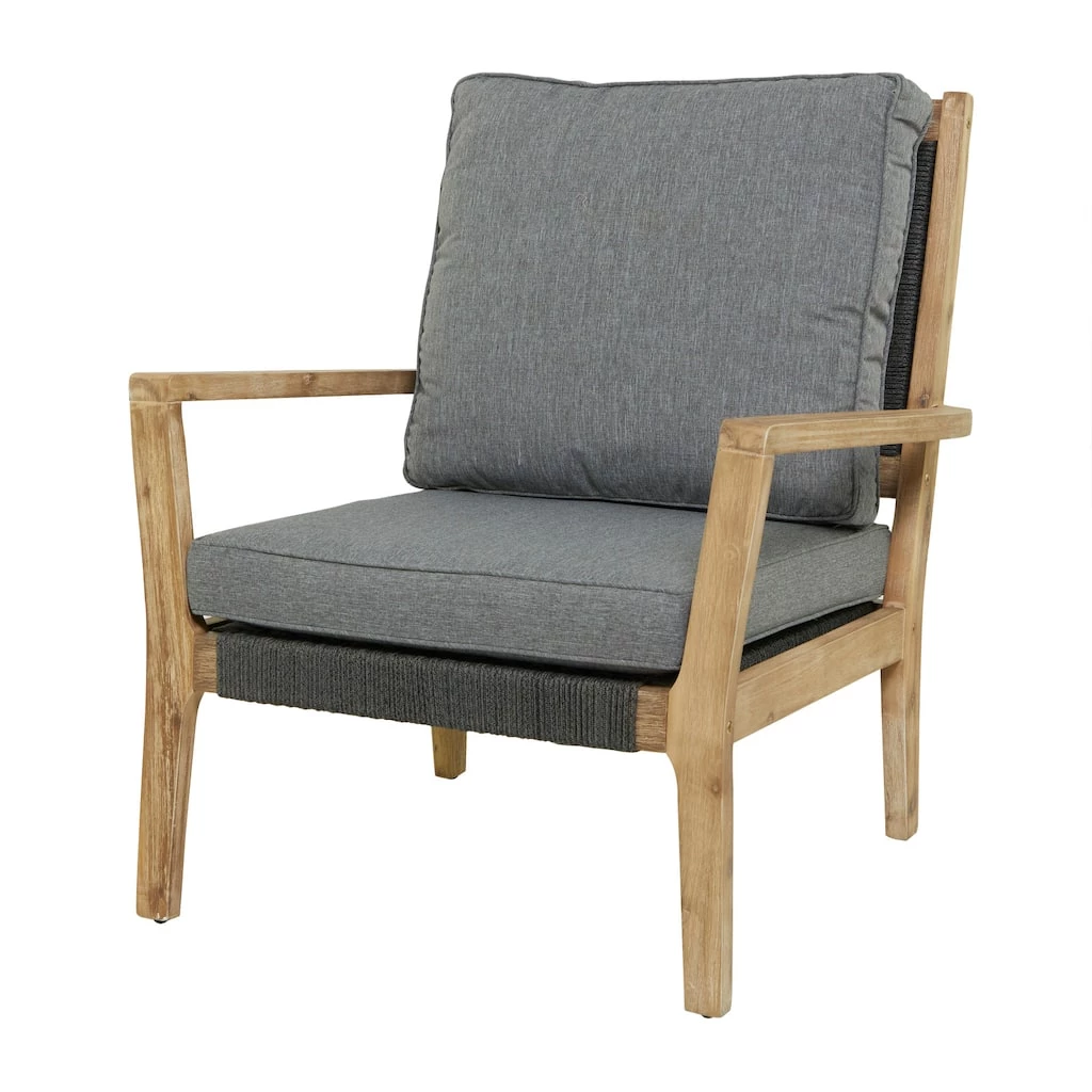 Hot Sale 🥰 Dark Grey Contemporary Outdoor Chair, 27" x 26" x 35" by Ivory and Iris ⭐ 2 Hot Sale 🥰 Dark Grey Contemporary Outdoor Chair, 27" x 26" x 35" by Ivory and Iris ⭐ - Image 2