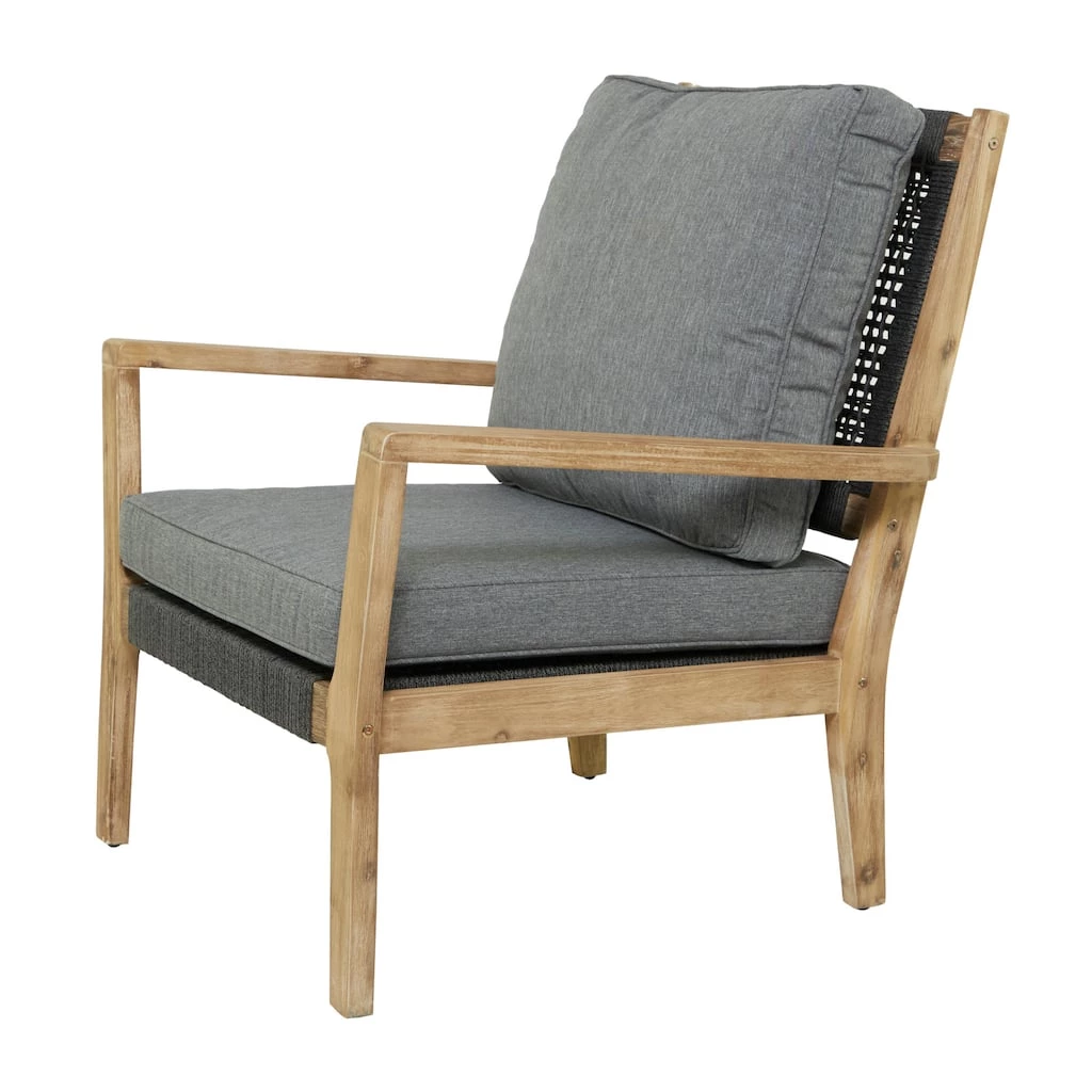 Hot Sale 🥰 Dark Grey Contemporary Outdoor Chair, 27" x 26" x 35" by Ivory and Iris ⭐ 3 Hot Sale 🥰 Dark Grey Contemporary Outdoor Chair, 27" x 26" x 35" by Ivory and Iris ⭐ - Image 3
