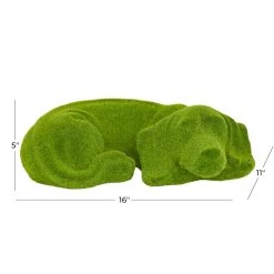 Brand new 💯 Green Country cottage 🐕 Dog Garden Sculpture, 16" x 11" x 5" by Ivory and Iris ✔️ -Cheap Ivory and Iris Store D619244S 5