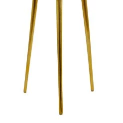 Coupon ⭐ White Aluminum Glam Accent Table, 19" x 20" x 23" by Ivory and Iris 💯 -Cheap Ivory and Iris Store D646639S 3