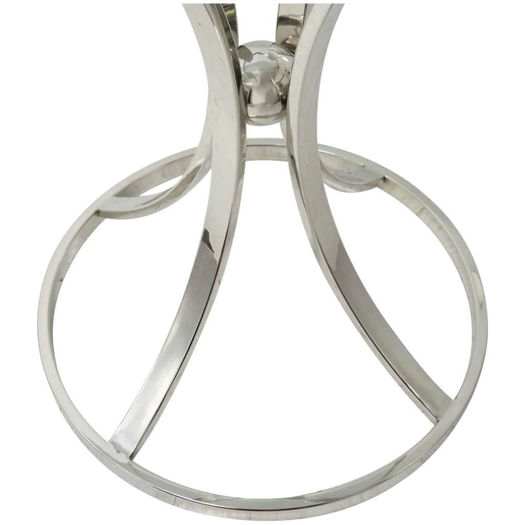 Best Sale β¨ Silver Stainless Steel Contemporary Accent Table, 18" x 18" x 25" by Ivory and Iris π 3 Best Sale β¨ Silver Stainless Steel Contemporary Accent Table, 18" x 18" x 25" by Ivory and Iris π - Image 3