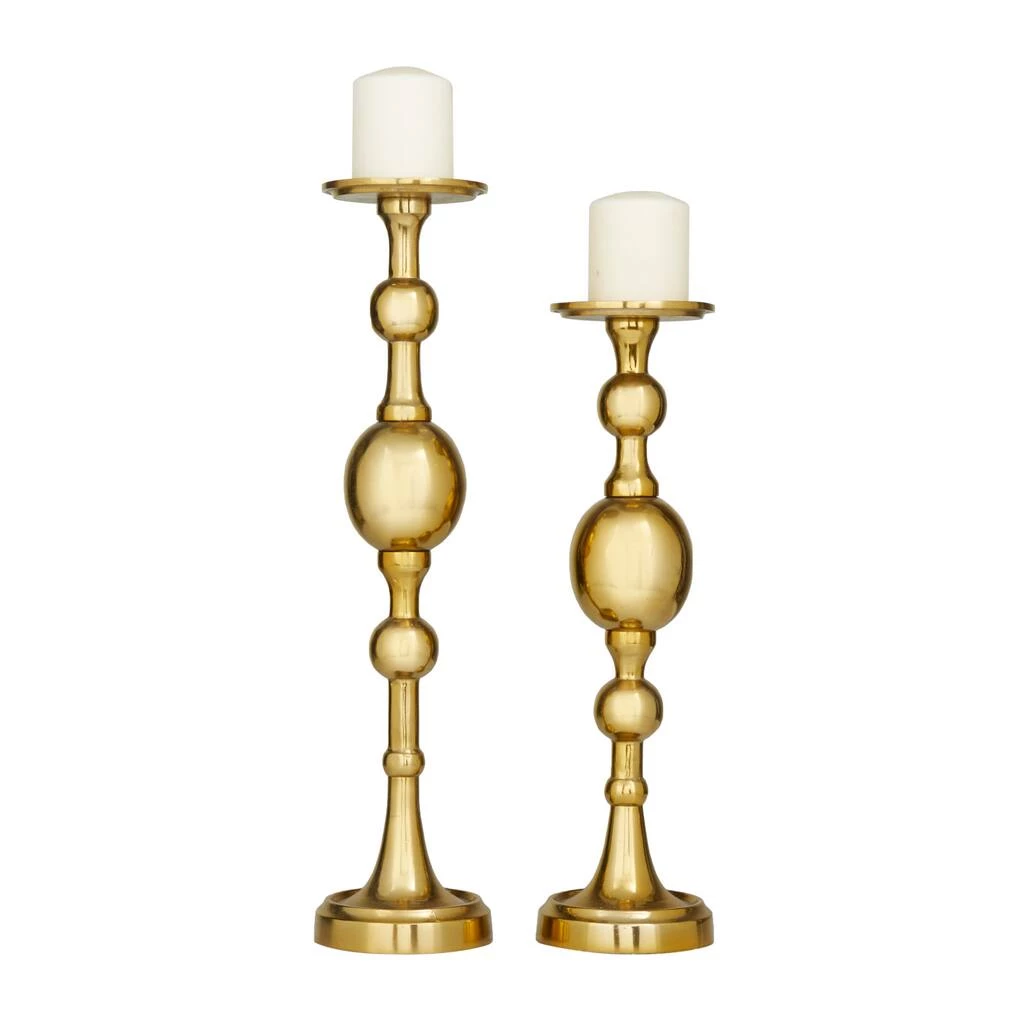 Best Sale β¨ Gold Aluminum Glam Candle Holder Set by Ivory and Iris π₯ 3 Best Sale β¨ Gold Aluminum Glam Candle Holder Set by Ivory and Iris π₯ - Image 3