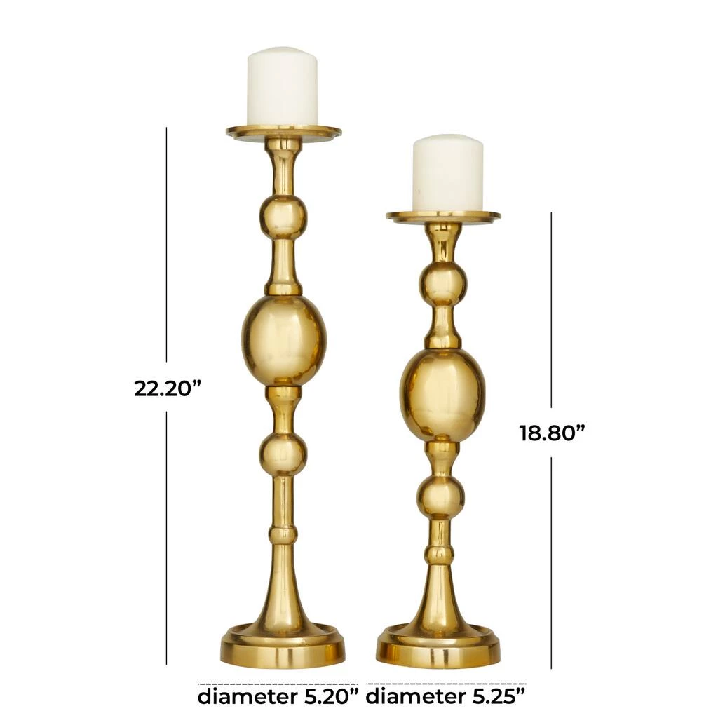 Best Sale β¨ Gold Aluminum Glam Candle Holder Set by Ivory and Iris π₯ 7 Best Sale β¨ Gold Aluminum Glam Candle Holder Set by Ivory and Iris π₯ - Image 7
