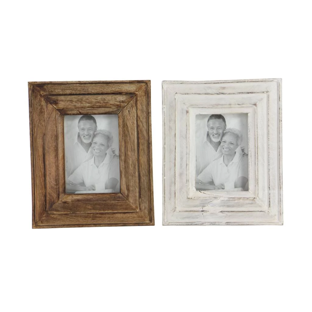 Best deal π Mango Wood 5" x 7" Vintage Photo Frame Set by Ivory and Iris π 4 Best deal π Mango Wood 5" x 7" Vintage Photo Frame Set by Ivory and Iris π - Image 4