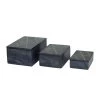 Best deal ❤️ Black Marble Modern Boxes, 3ct. by Ivory and Iris ❤️