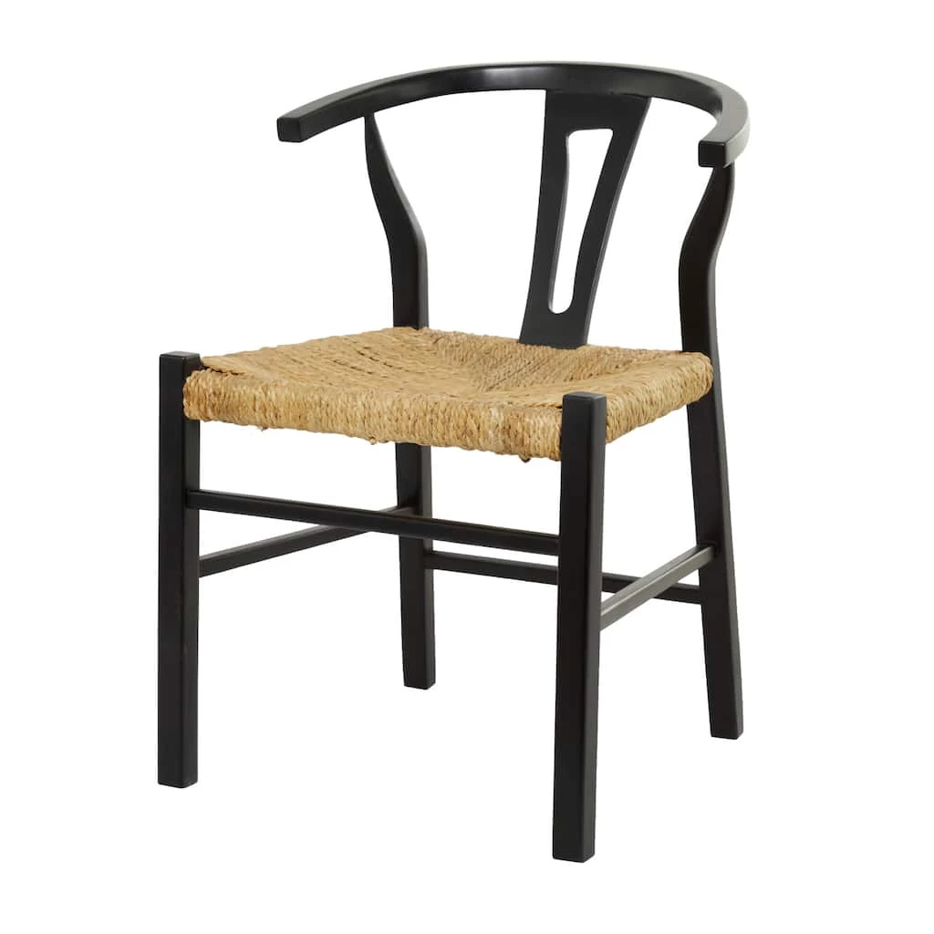 Top 10 ⌛ Black Teak Wood Modern Accent Chair, 20" x 21" x 29" by Ivory and Iris ❤️ 1 Top 10 ⌛ Black Teak Wood Modern Accent Chair, 20" x 21" x 29" by Ivory and Iris ❤️
